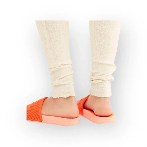 APL x Free People 𖤐 Limited Ed Logo Techloom Slide Sandal 𖤐 Magma Orange 𖤐 9M - Picture 15 of 16